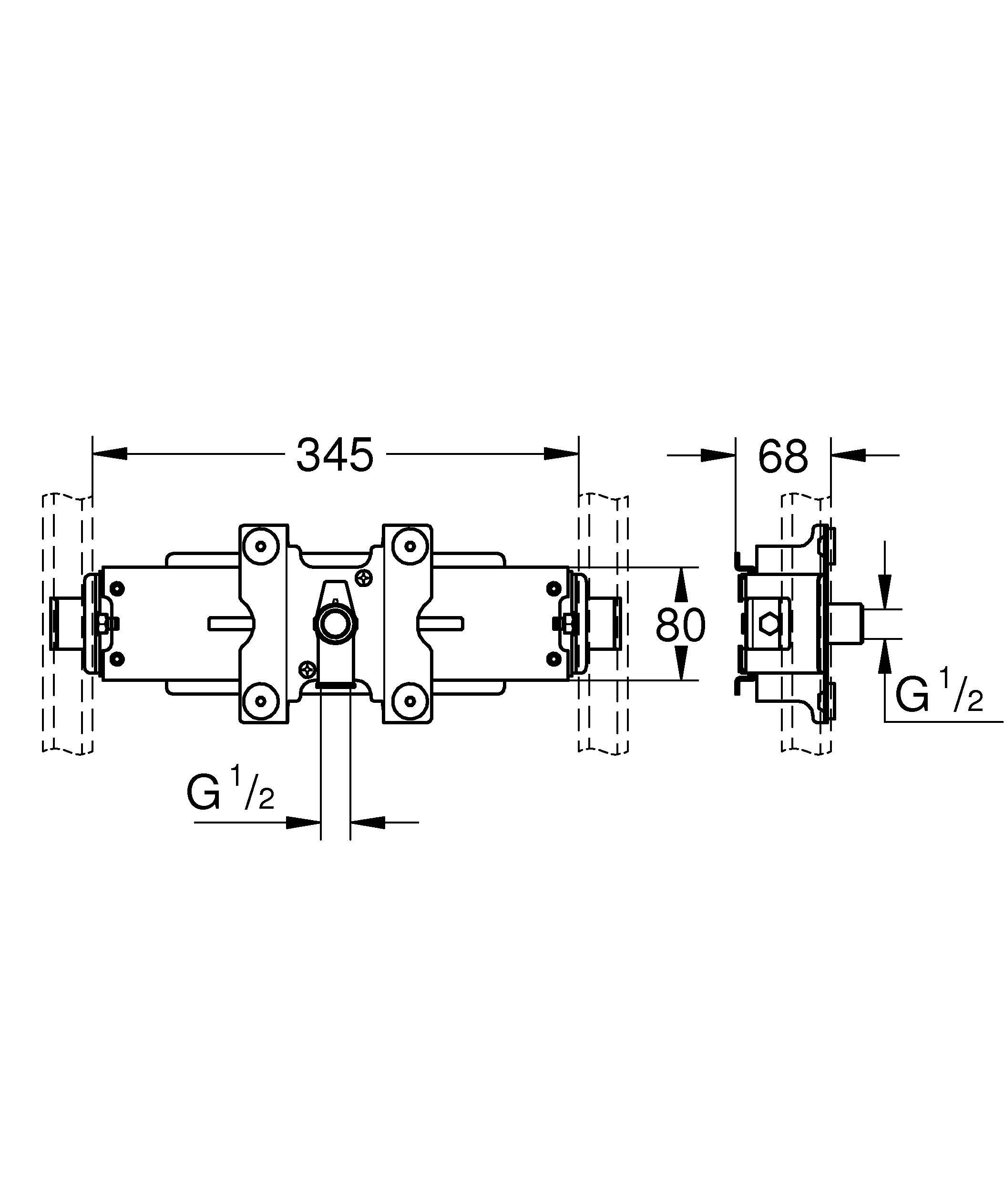 Выход для душа GROHE Rapid Pro (39060000) Выход для душа GROHE Rapid Pro (39060000)
