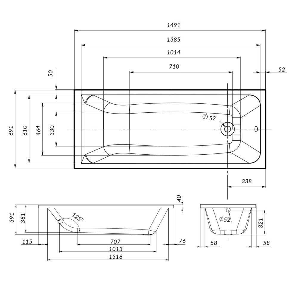W90A-150-070W-R Gem, каркас в комплекте с монтажным набором 150х70, см, шт W90A-150-070W-R Gem, каркас в комплекте с монтажным набором 150х70, см, шт