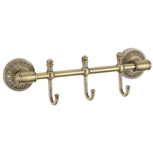 Планка с крючками Savol S-006673C, бронза