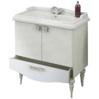 Тумба с раковиной Comforty Монако 80-1 4136578 Белая