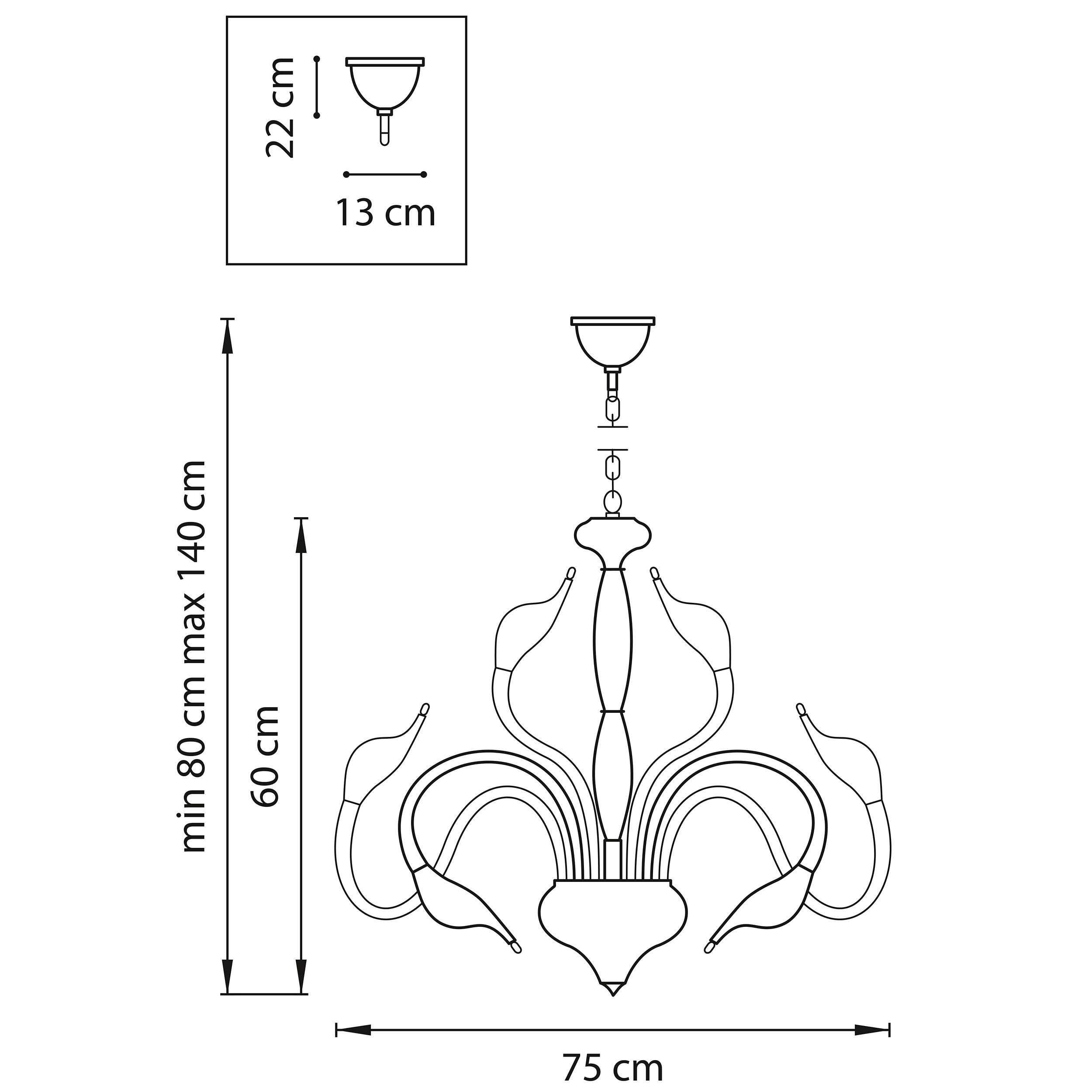Люстра подвесная Cigno Collo Lightstar 751124