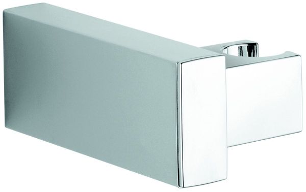 Emmevi, квадратный регулируемый держатель ручного душа из ABS пластика, цвет хром