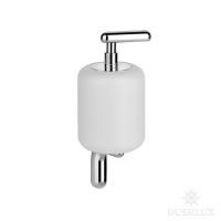 Gessi Goccia Дозатор для жидкого мыла подвесной, цвет: хром/белый Gessi Goccia Дозатор для жидкого мыла подвесной, цвет: хром/белый