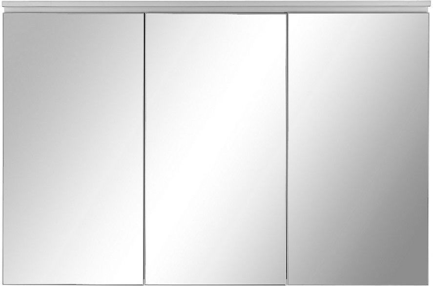 Зеркальный шкаф De Aqua Алюминиум 120 AL 507 120 S серебро