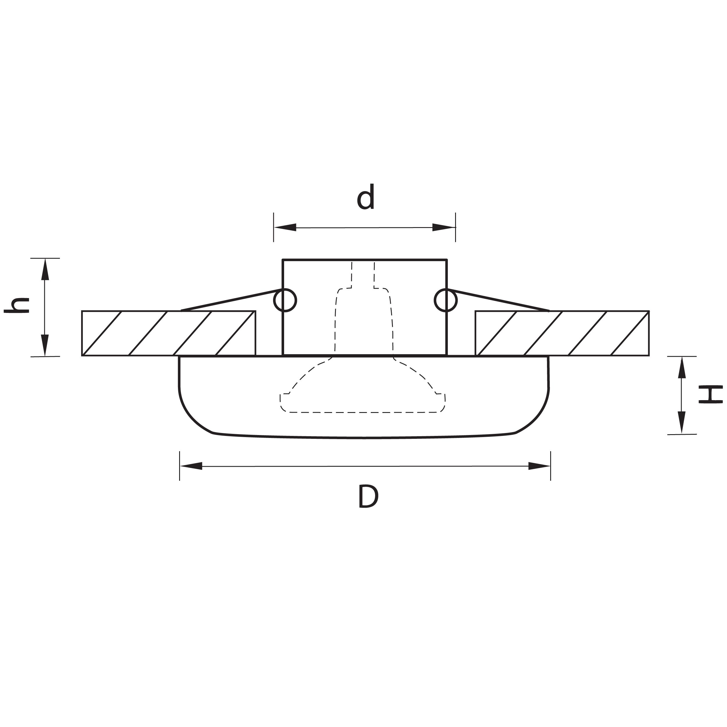 Светильник точечный встраиваемый декоративный под заменяемые галогенные или LED лампы Fritella Lightstar 002700