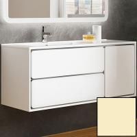 Тумба с раковиной SanVit Бруно-2 120 L kbruno2120 в цвете Ral подвесная Желтый глянец Тумба с раковиной SanVit Бруно-2 120 L kbruno2120 в цвете Ral подвесная Желтый глянец