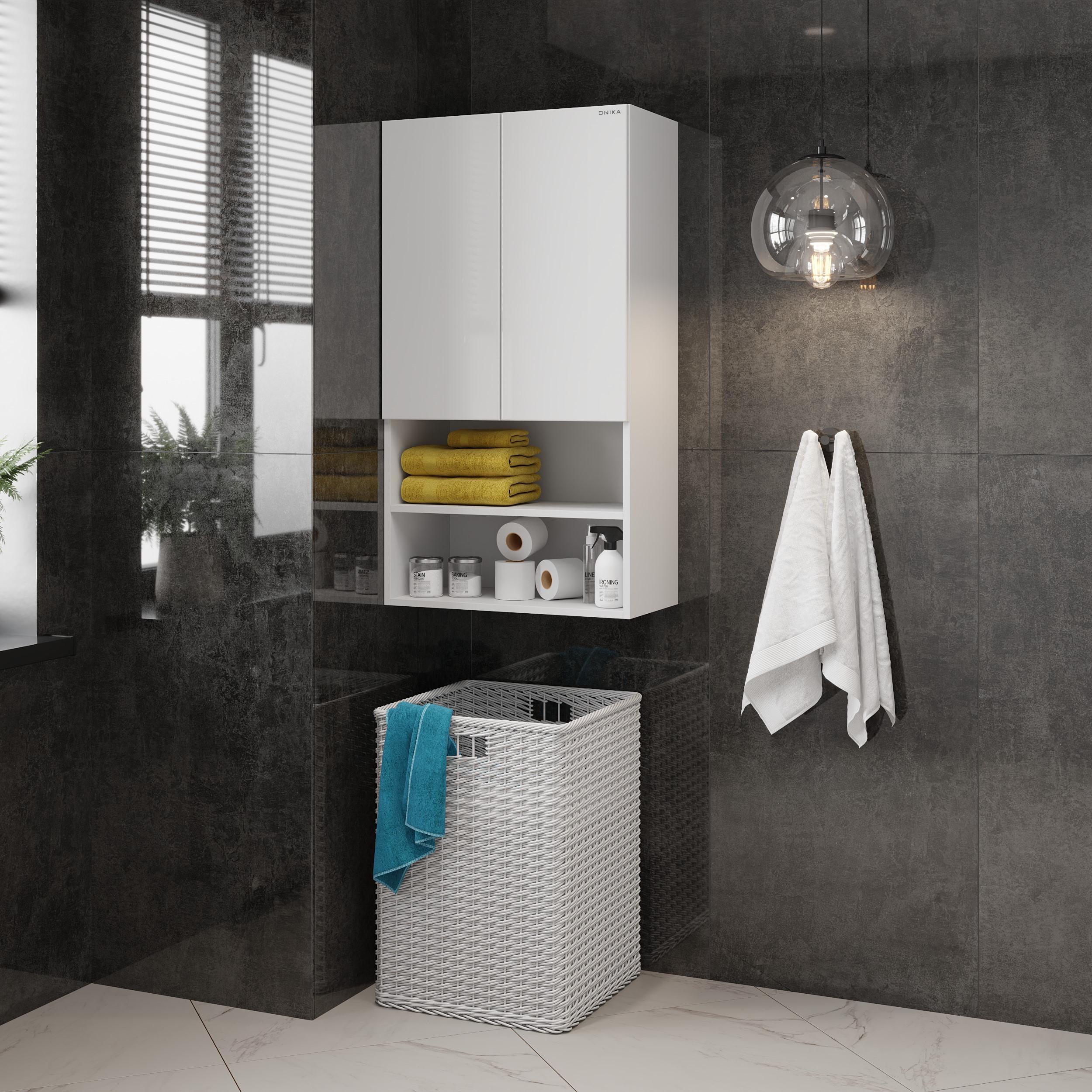 Шкаф Onika Маркус Нова 60 подвесной, белый