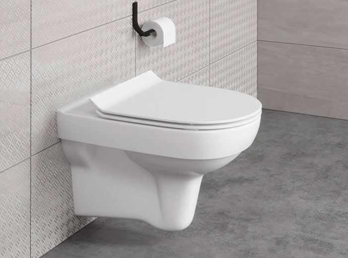 Унитаз Cersanit City New Clean On MZ-CITY-COn-S-DL подвесной с сиденьем Микролифт, артикул S-MZ-CITY-COn-S-DL-w