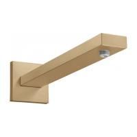 Держатель верхнего душа, Hansgrohe, Square, вид-настенный, вынос, мм-389, цвет-шлифованная бронза, соединительная резьба G ½ Держатель верхнего душа, Hansgrohe, Square, вид-настенный, вынос, мм-389, цвет-шлифованная бронза, соединительная резьба G ½