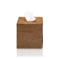 Decor Walther Basket KBQ Диспенсер для салфеток 14x14x14см, цвет: ротанг темный
