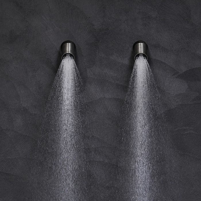 ANTONIO LUPI AZIMUT Верхний душ Ø80 мм., настенный или потолочный, поворотный, матовая нержавеющая сталь