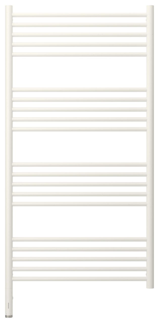 Полотенцесушитель электрический "БОГЕМА 3.0" прямая 1200х600 / МЭМ левый (Матовый белый)