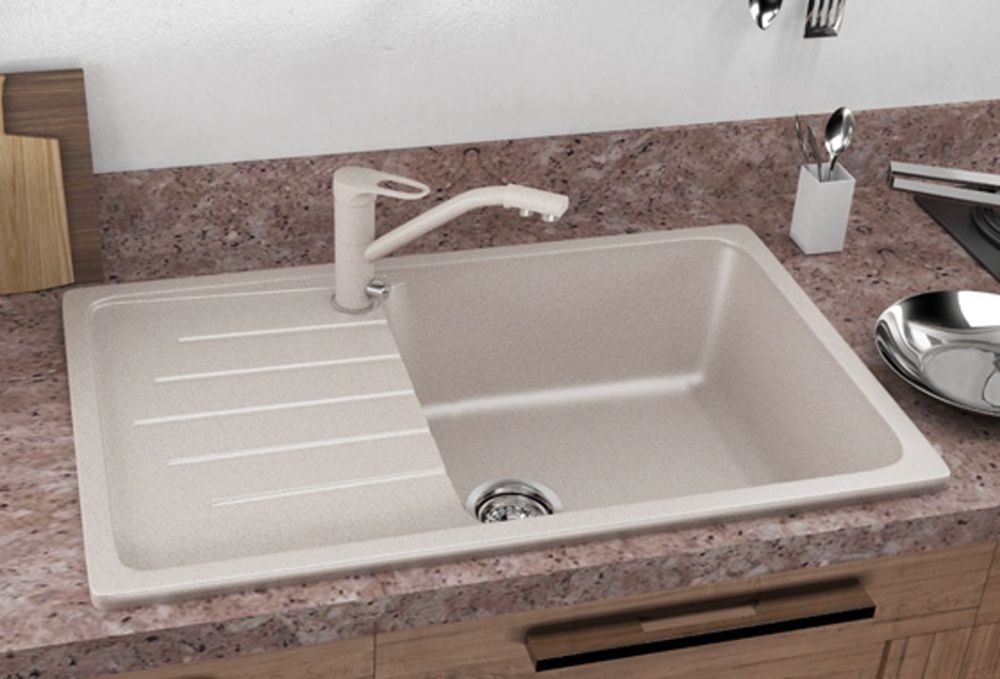 Кухонная мойка Ulgran U-400-302, песочный, артикул U-400-302