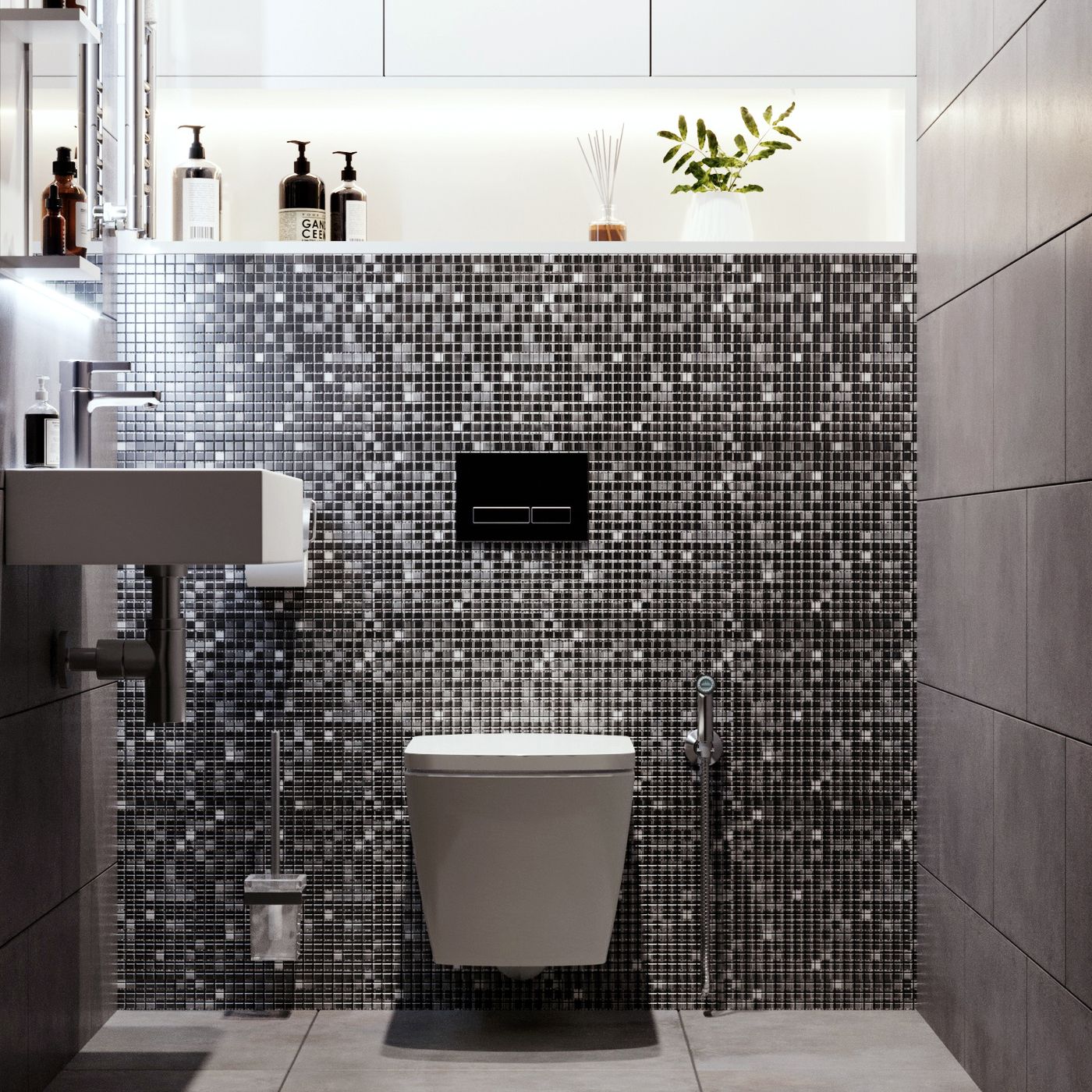 Комплект 5 в 1 инсталляции для подвесного унитаза Lavinia Boho Relfix 77020045