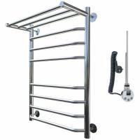 Электрический полотенцесушитель Тругор Браво 2 элТЭН 80x40 с полкой Хром