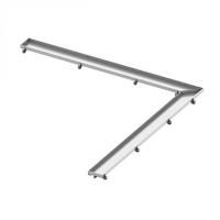 Лоток угл. "plate", 1200х1200 мм, нерж. сталь, полир.