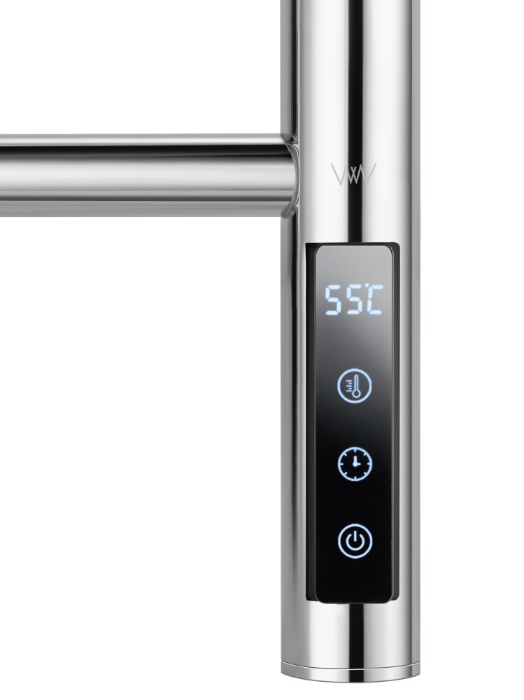 Полотенцесушитель электрический WONZON & WOGHAND BONN, Хром (WW-AL4092-CR)