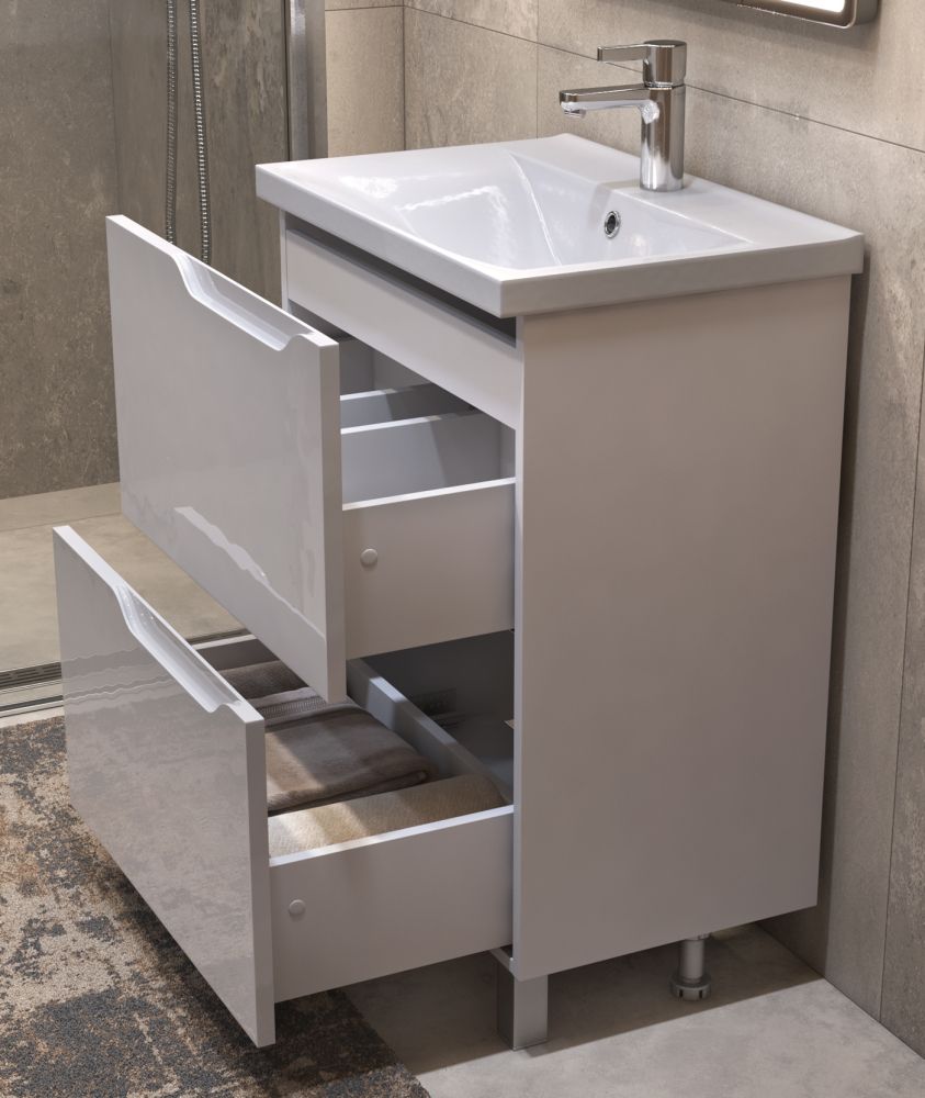 Тумба под раковину напольная VIGO Neo tn.NEO.9696.60.2Y, 60 см, артикул tn.NEO.9696.60.2Y