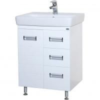 Тумба под раковину Bellezza Сиена 60 4633909670010 2 ящика Белая