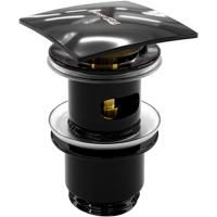 Донный клапан WasserKRAFT Glan A166 Черный глянцевый