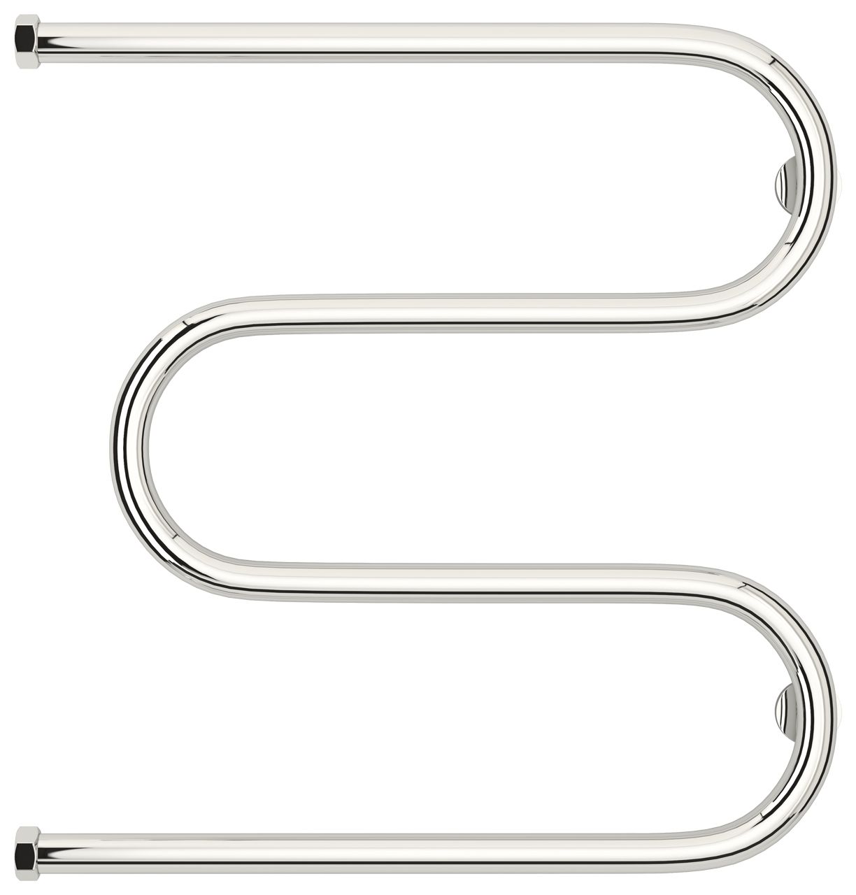 Полотенцесушитель водяной "М-обр.+" 600х600 Н. Г. 1" (Без покрытия)