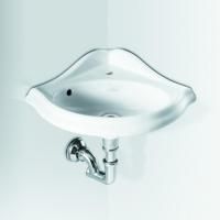 SIMAS Arcade Раковина  угловая 34x34см с 1 отв. под смесит., пробитым вручную, цвет белый