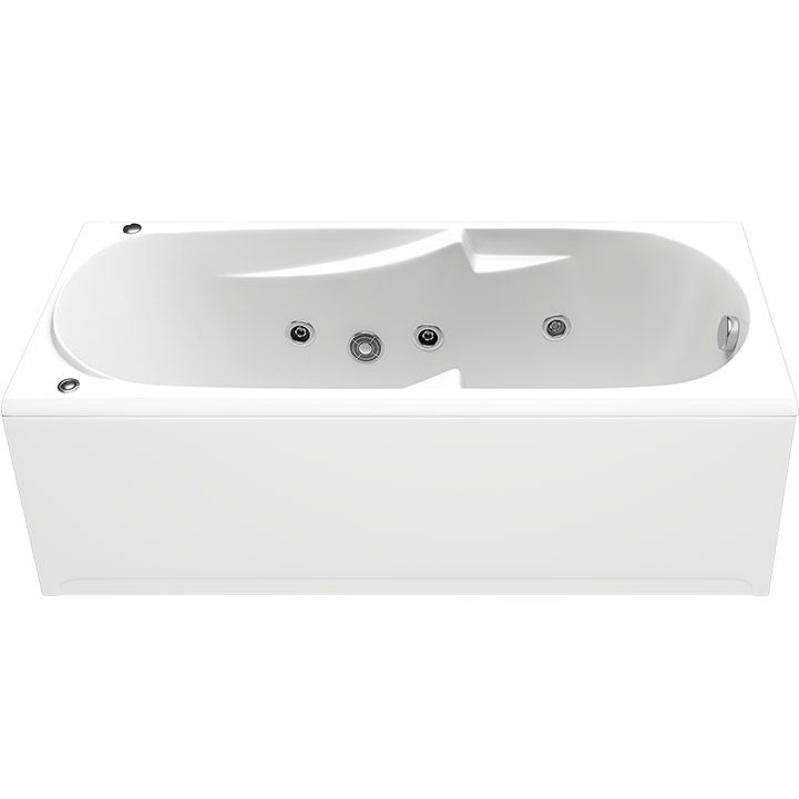 Акриловая ванна Bas Нептун 170x70 с гидромассажем