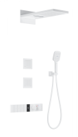 Душевая система с термостатом встраиваемая WONZON & WOGHAND, Белый матовый (WW-D4538-A-MW)