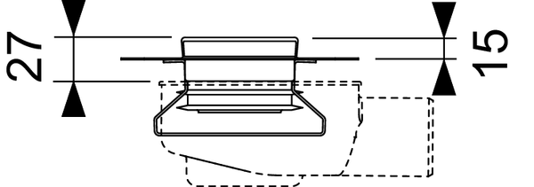 Решетка для сифона, TECE, TECEdrainline