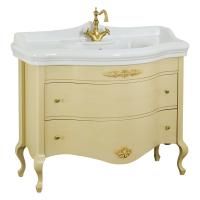 IMPERO База L110xH82xP57 см. для раковины 110 см, 2 выдвижных ящика, цвет: DECAPE SABBIA