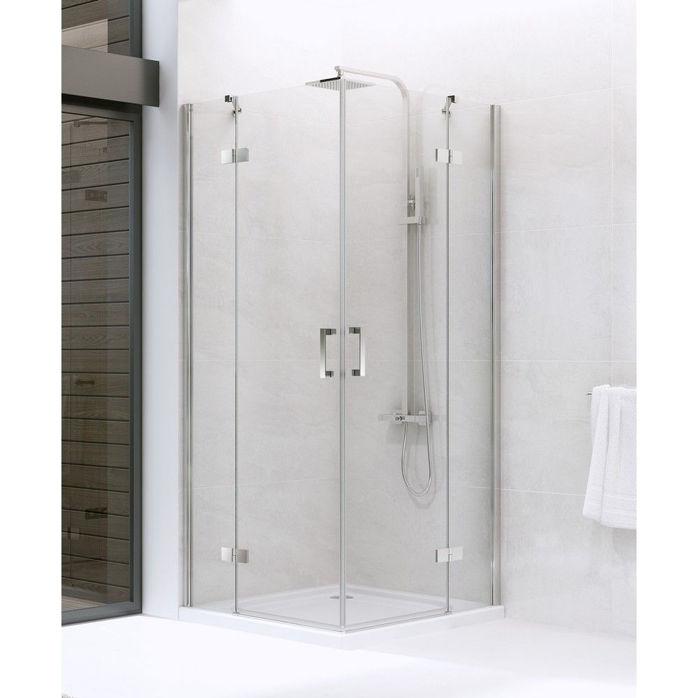 Душевое ограждение NEW TRENDY NEW RENOMA 2D 100x80x195 D-0105A/D-0107A (хром)