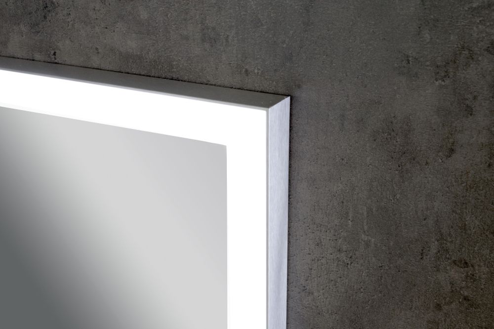 Xpertials ETNA, зеркало 100х80 см, LED свет, вкл/выкл с диммером, антизапотеван., проф. матовый хром, артикул 84354135-43561