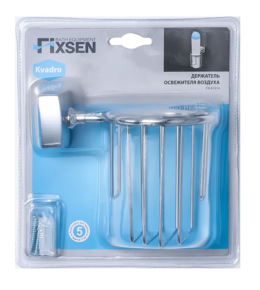 Держатель освежителя воздуха Fixsen Kvadro FX-61314 Хром, артикул FX-61314