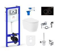 Комплект 10 в 1 Lavinia Boho Bell Pro Rimless 98010008, премиум с пластиковой клавишей