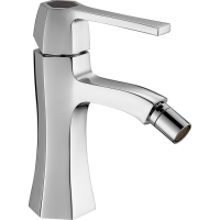 CISAL Cherie Смеситель однорычажный для биде на 1 отверстие, без донного клапана, цвет хром/черный