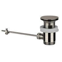 Gessi Emporio Technical accessories Донный клапан для раковины на 1 1/4 c донным клапаном и переливом, цвет: Finox Brushed Nickel
