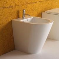 GLOBO Forty3 Биде напольное пристенное 52*36*h43см, с 1 отв. под смеситель, с креплением, цвет белый