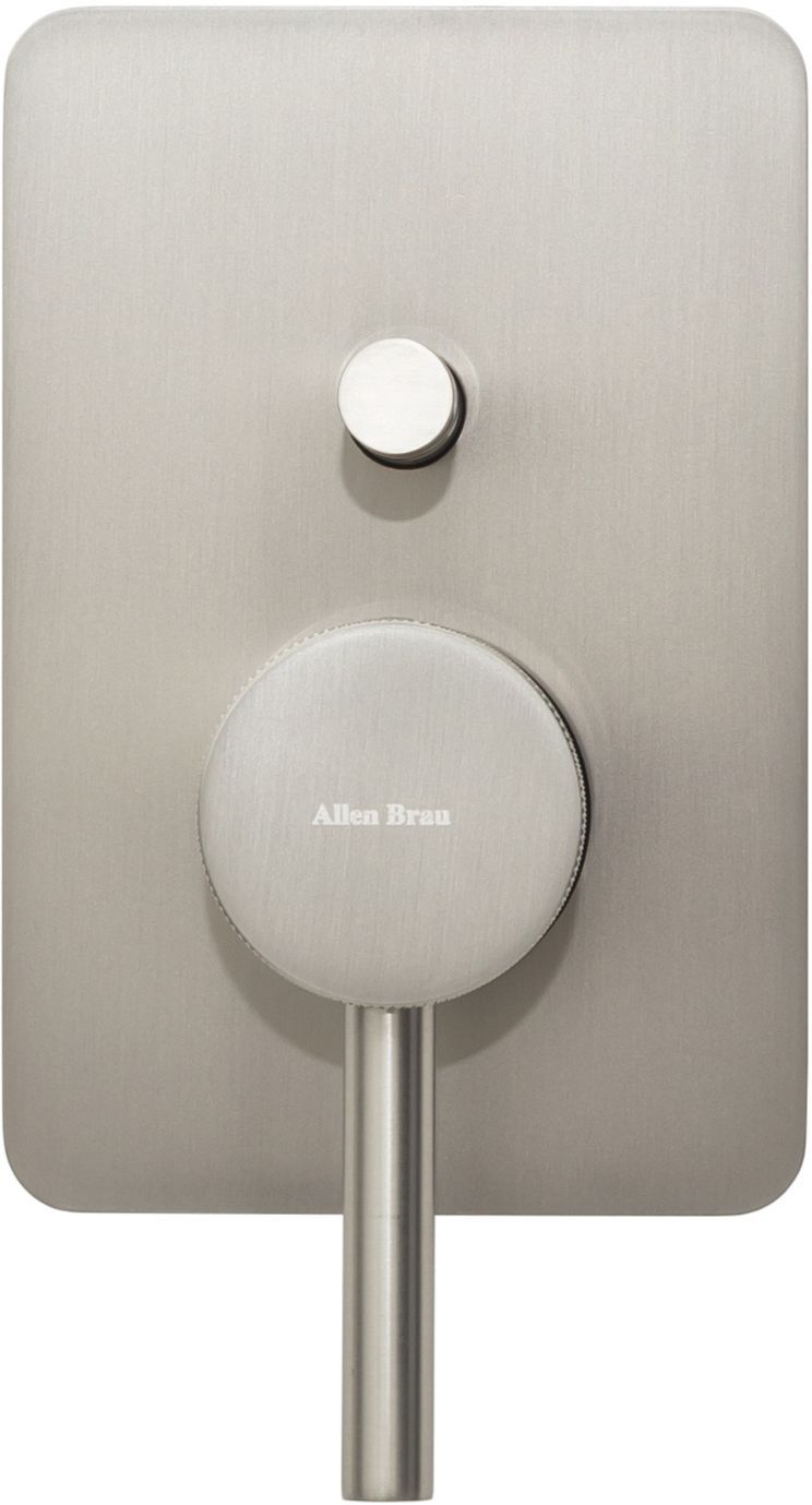 Смеситель для душа Allen Brau Priority X2 5.31011-BN (с внутренней частью, 2 выхода) никель браш, артикул 5.31011-BN