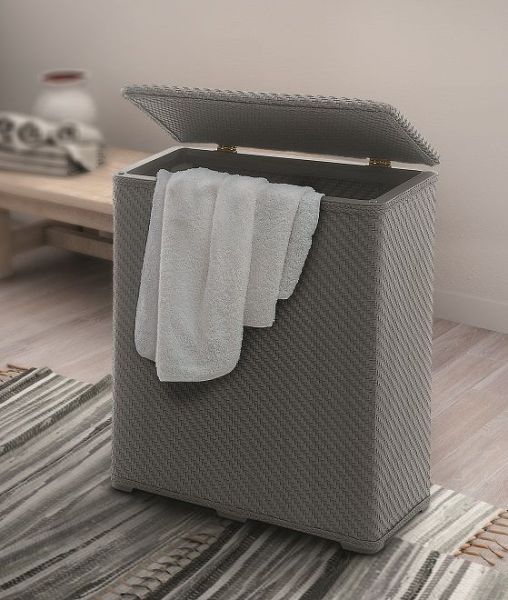 Gedy Ambrogio, напольная корзина для грязного белья, цвет серый
