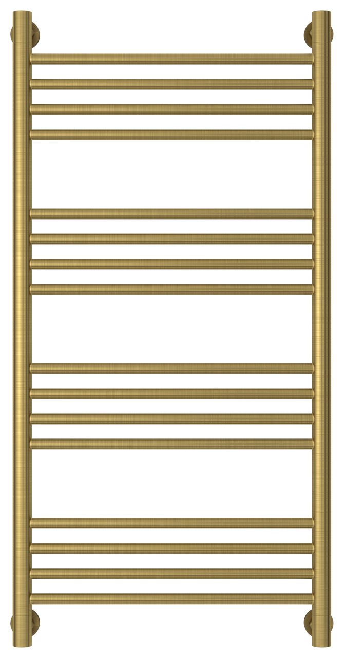 Полотенцесушитель водяной "Богема+" прямая 1000х500 (Состаренная ЛАТУНЬ)