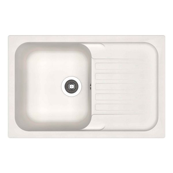 Кухонная мойка Dr. Gans АДЕЛЬ 25.090.C0780.401, белый