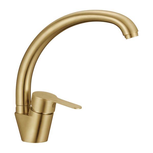 Смеситель для кухни Fmark FS8234C, матовое золото