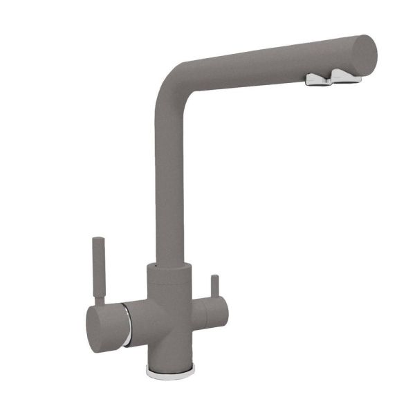 Смеситель для кухни с подключением фильтра Florentina АЛЬДО 333.40H.2123.305, грей