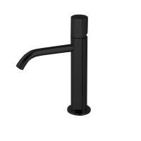 Fima Carlo Frattini So Смеситель для раковины, на 1 отв., с донным клапаном, цвет: чёрный матовый