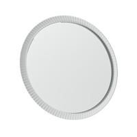 ARTCERAM Зеркало Lord Ø 76 см в керамической раме с LED-подсветкой и сенсорным выключателем, цвет белый матовый