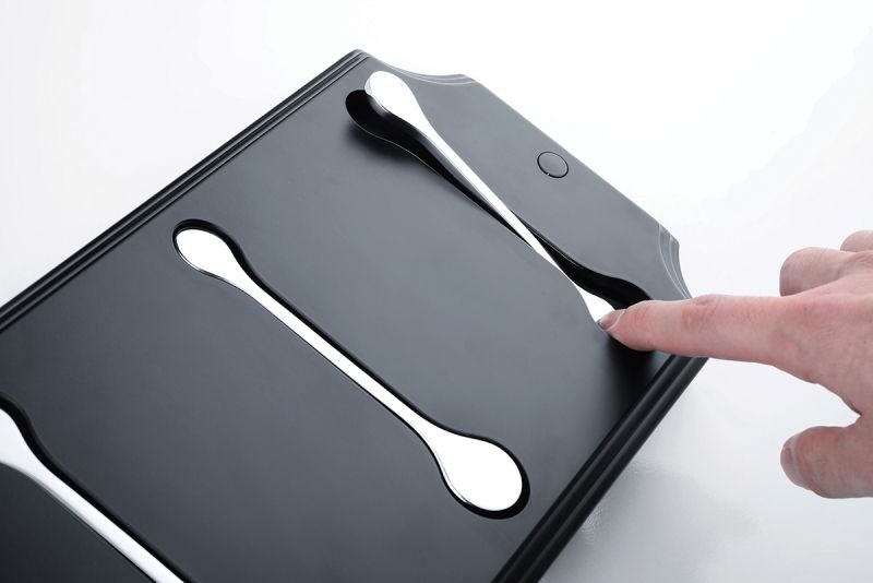 Вешалка для полотенец Elghansa Hermitage HRM-670-Black/Chrome Черная Хром