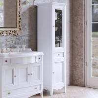 TW Veronica, Колонна 50.2/45*40/37.4*h172см, 1выдв.ящик, 2 распашные дверки, доводчики Blum (петли справа-DX), цвет: bianco, ручки: Riflesso бронза TW Veronica, Колонна 50.2/45*40/37.4*h172см, 1выдв.ящик, 2 распашные дверки, доводчики Blum (петли справа-DX), цвет: bianco, ручки: Riflesso бронза