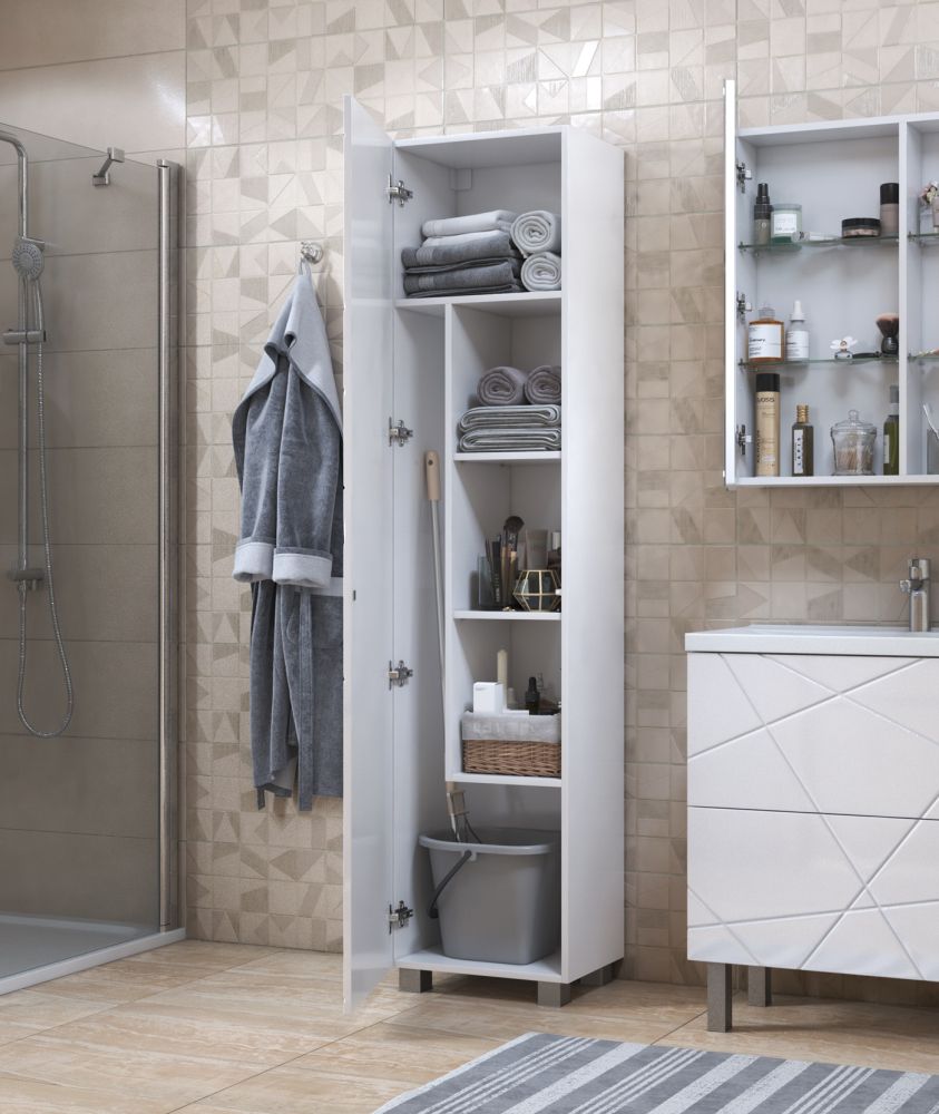 Пенал (45см) VIGO Geometry pn.GEO.45, белый, артикул pn.GEO.45