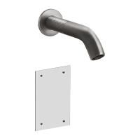 GESSI 316 INTRECCIO Смеситель для раковины настенный, электронный, излив 200 мм., внешняя часть, цвет Steel Brushed GESSI 316 INTRECCIO Смеситель для раковины настенный, электронный, излив 200 мм., внешняя часть, цвет Steel Brushed