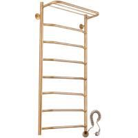 Электрический полотенцесушитель Secado Агата 3 50х100 с полкой Бронза